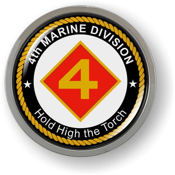 USMC - 4th Marine Division Emblem